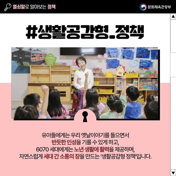 [열쇠말로 알아보는 정책] 6070 이야기예술인