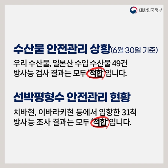 후쿠시마 원전 오염수 방류 관련 일일 브리핑 (6.30.)