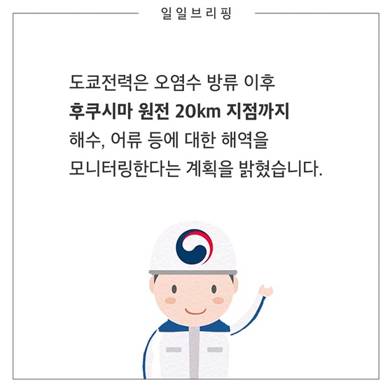 오염수 방류 후 일본의 자체 모니터링 계획이 있나요?