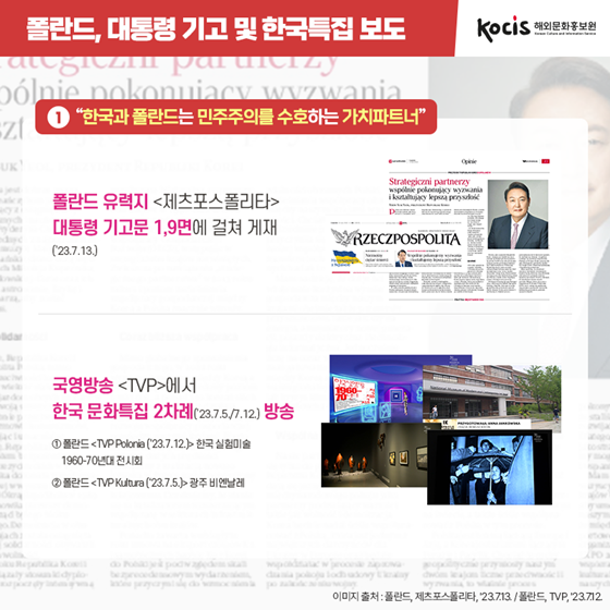 외신에서 바라본 윤 대통령 폴란드 방문 의미와 성과