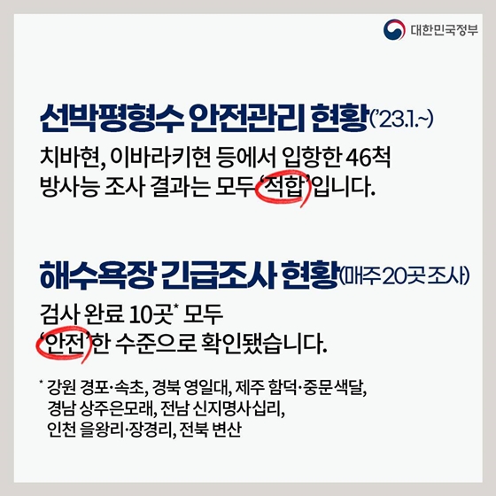 후쿠시마 원전 오염수 방류 관련 일일 브리핑 (7.25.)