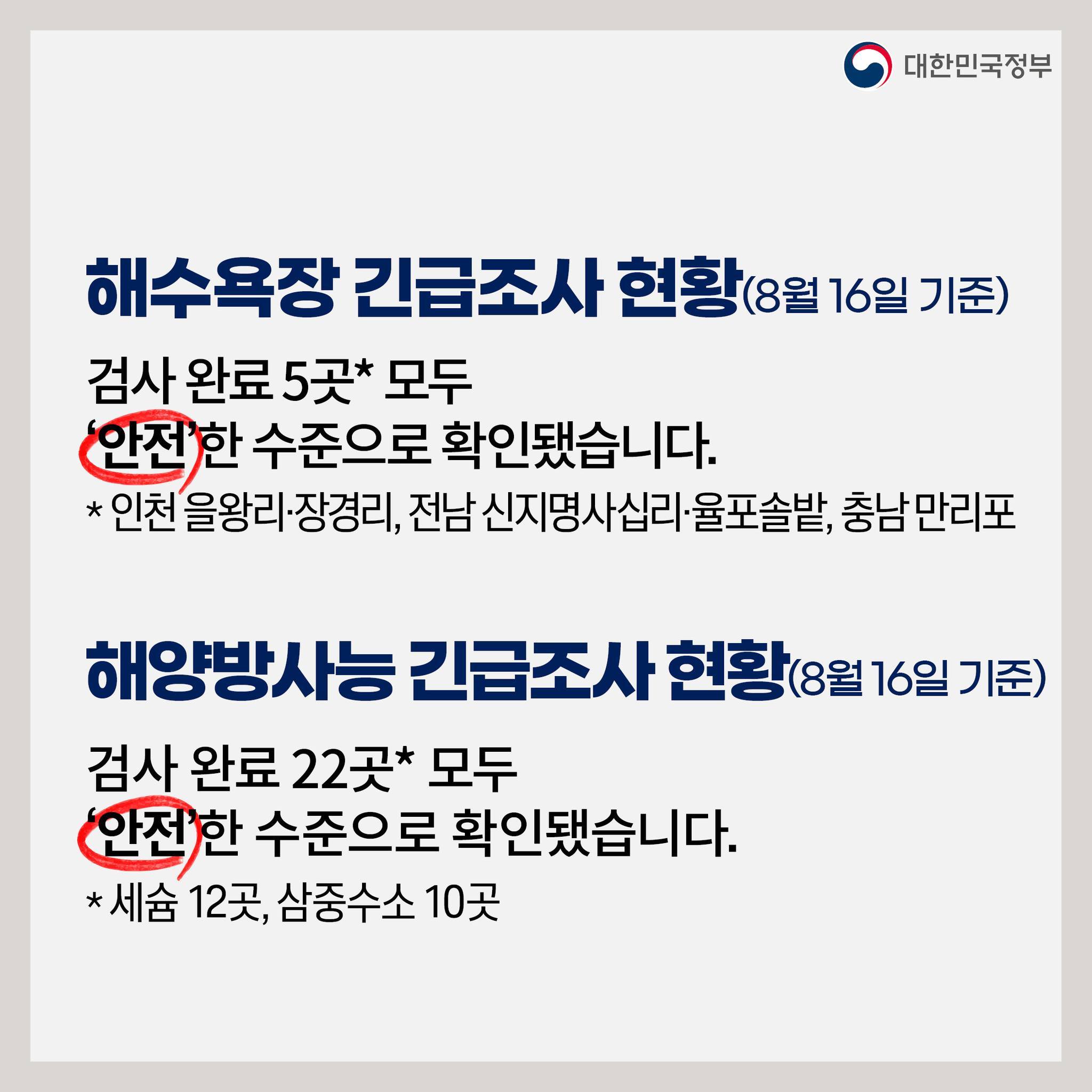 후쿠시마 원전 오염수 방류 관련 일일 브리핑(8.16.)