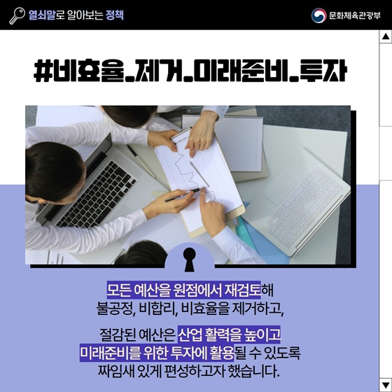 [열쇠말로 알아보는 정책] 2024 문체부 예산안 편성