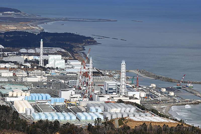 일본 후쿠시마현 원자력 발전소.(사진=저작권자(c) Kyodo News/연합뉴스, 무단 전재-재배포 금지)