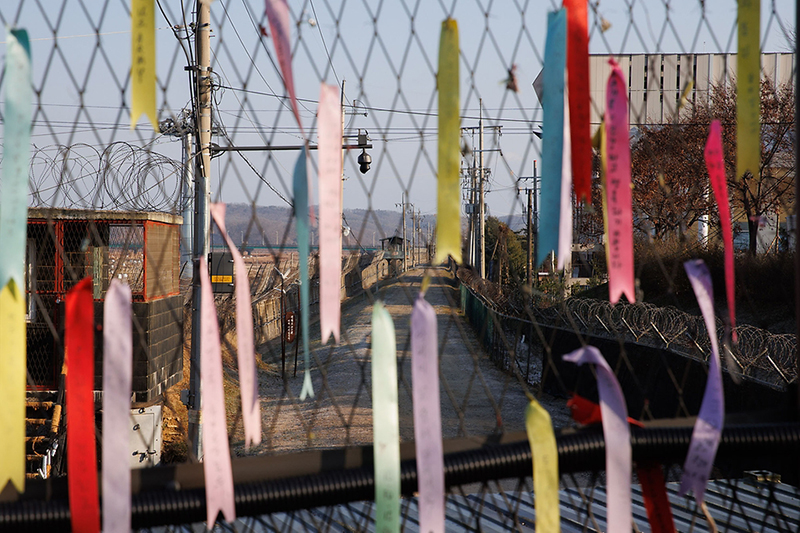 DMZ 평화의 길에 달린 평화와 통일을 염원하는 리본들. (사진=문화체육관광부 국민소통실)