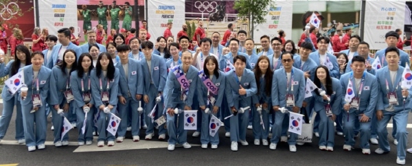 제33회 파리 올림픽 대한민국 선수단(출처=대한체육회 블로그)