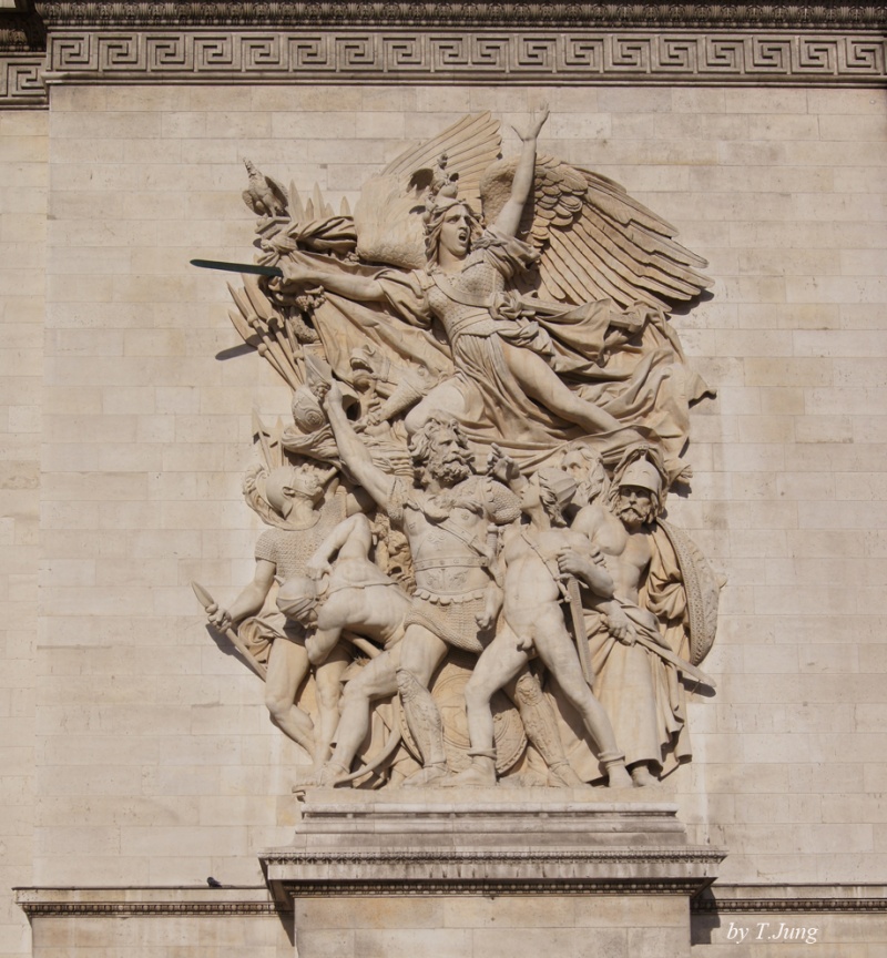 파리 개선문을 장식하는 조각 ‘마르세유 혁명군의 진군’
