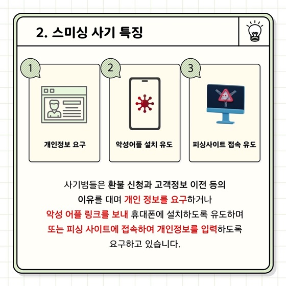 티메프 환불빙자 스미싱 사기 주의!