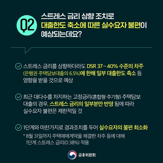 9월 1일부터 2단계 스트레스 DSR 시행