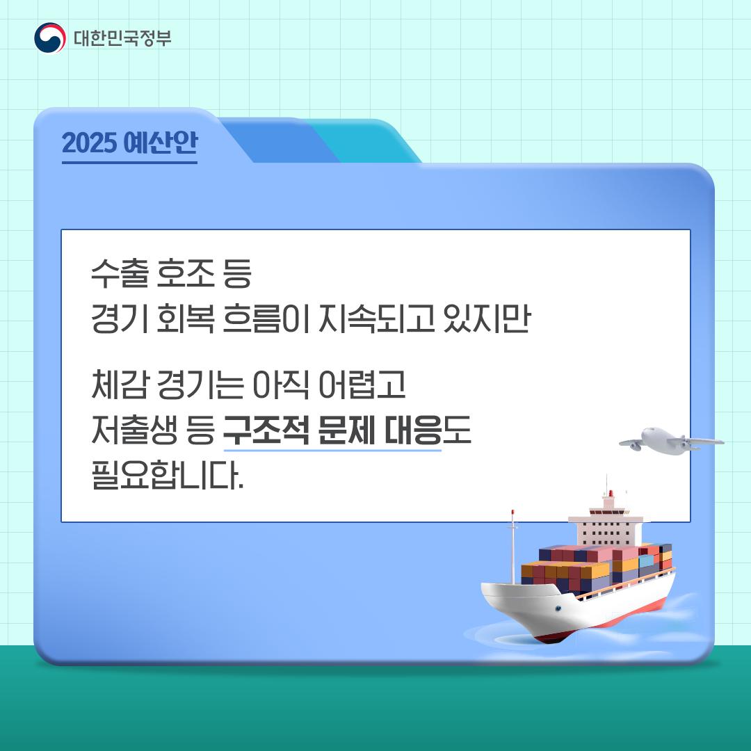 [2025 예산안] 삶을 든든히 지키고 미래를 충실히 준비