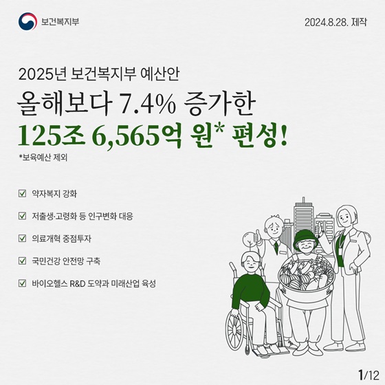 2025년 보건복지부 예산안