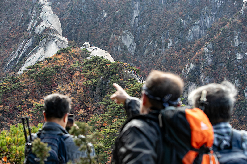 서울 북한산 국립공원에 등산객들이 등산을 하고 있다. (ⓒ뉴스1, 무단 전재-재배포 금지)