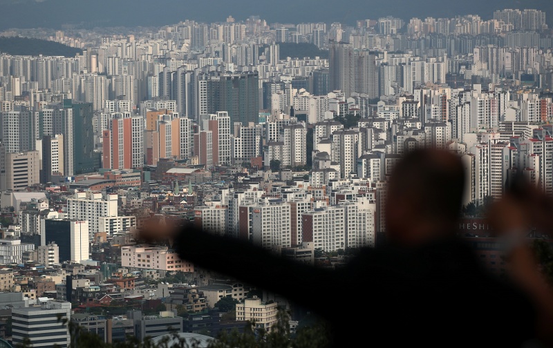 서울 시내 아파트 단지가 밀집된 모습.(ⓒ뉴스1, 무단 전재-재배포 금지)