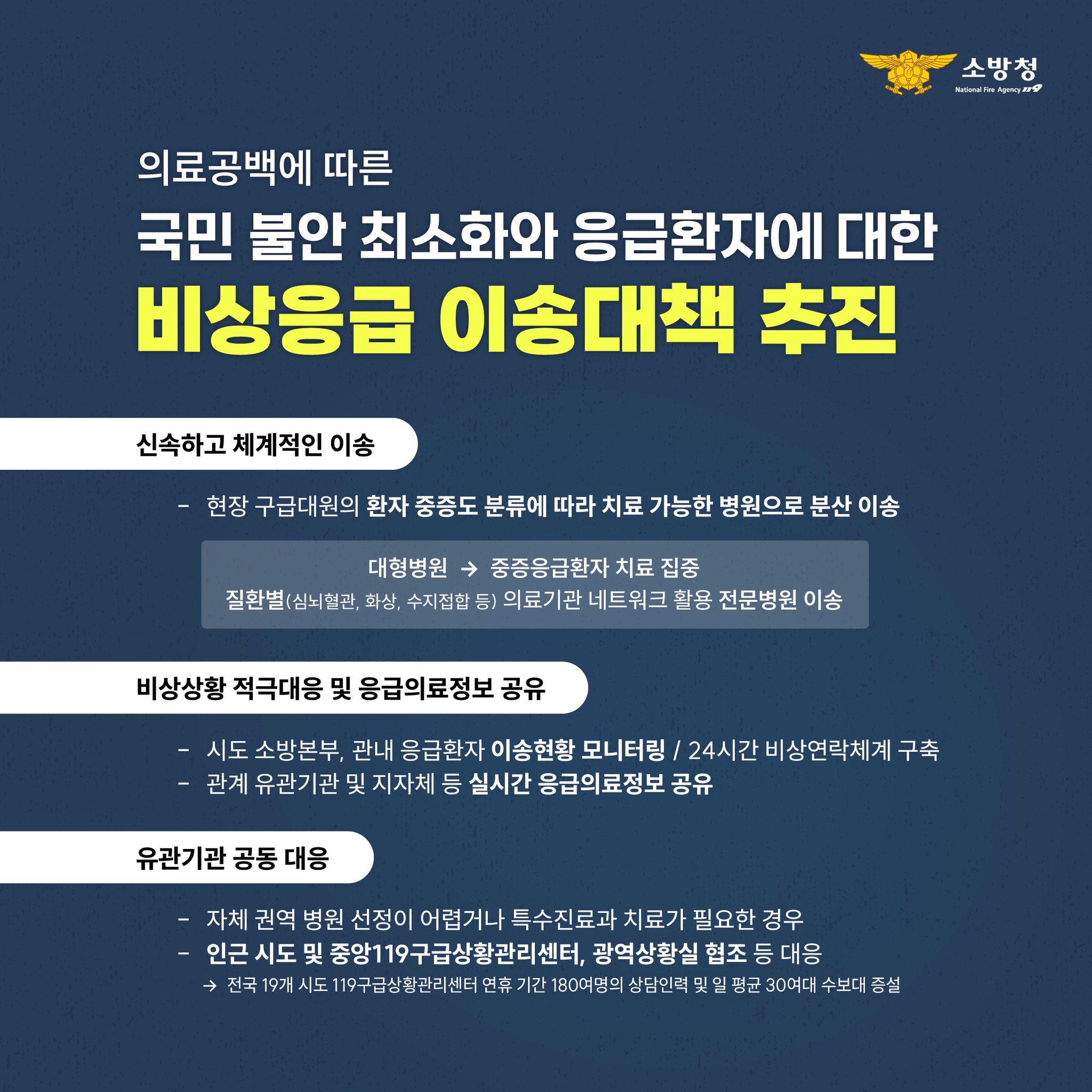 추석연휴 안전, 소방이 빈틈없이 대비하겠습니다