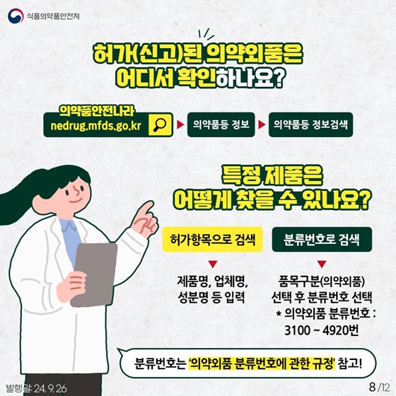 의약외품 허가제도 알아보기