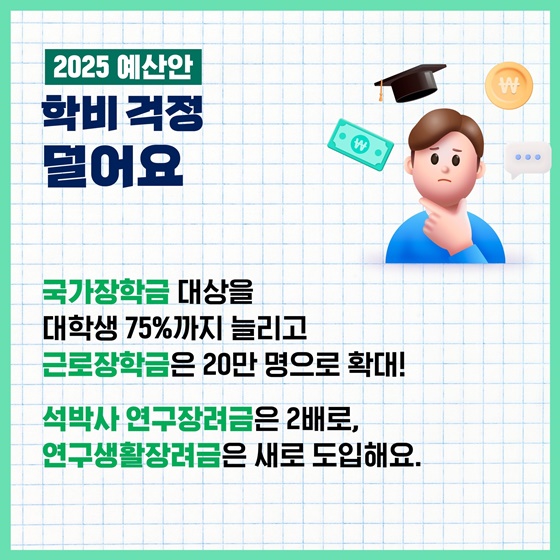 청년의 내일을 더 힘껏 응원합니다 ‘2025 예산안’