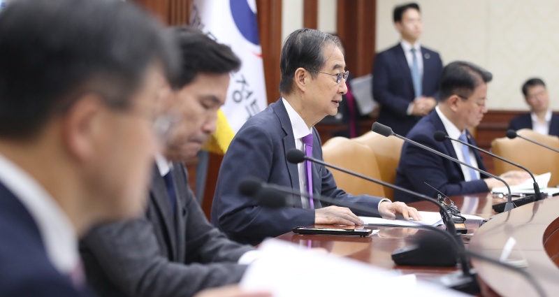 한덕수 국무총리가 10일 서울 종로구 정부서울청사에서 열린 국정현안관계장관회의에서 발언을 하고 있다.(ⓒ뉴스1, 무단 전재-재배포 금지)