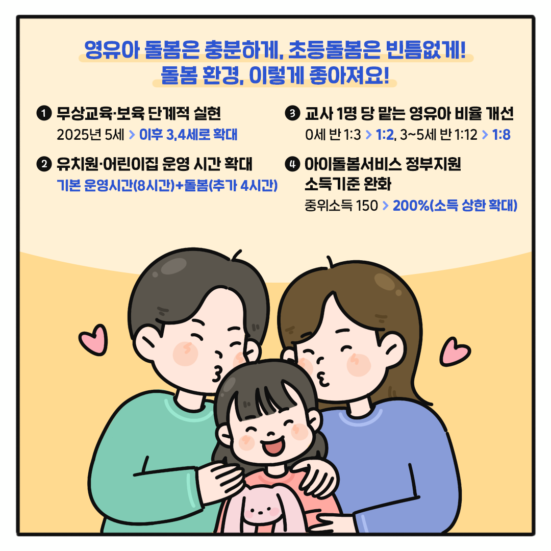 24시간 공백 없이 꽉 찬 돌봄!