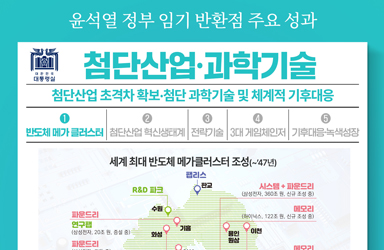 윤석열 정부 임기 반환점 주요 성과 - 첨단산업·과학기술