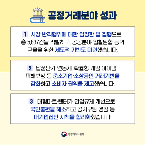 윤석열 정부 공정거래분야 성과·정책 계획 발표