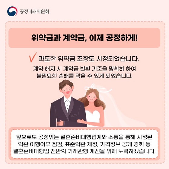 예비부부를 위한 ‘스드메’ 불공정 약관 시정