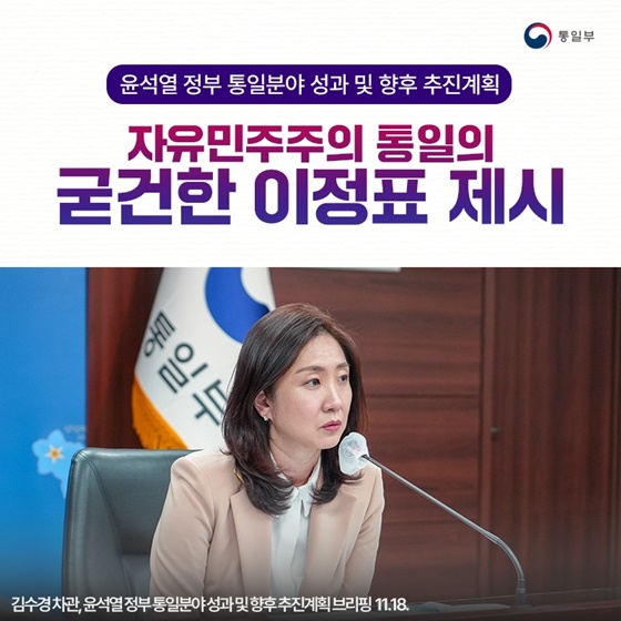 윤석열 정부 통일분야 성과 및 향후 추진계획