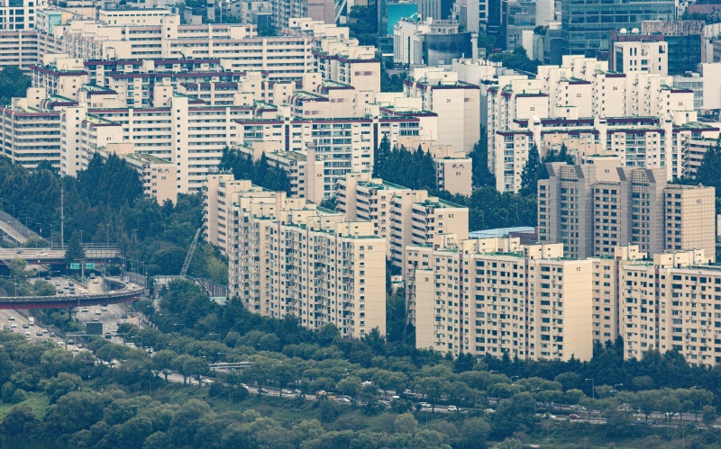 서울 강남구 압구정 현대아파트 단지의 모습.(ⓒ뉴스1, 무단 전재-재배포 금지)