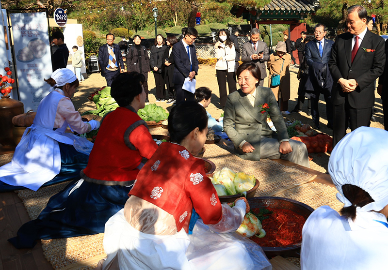 제5회 김치의 날 기념식에 참석한 송미령 농식품부 장관 (사진=농림축산식품부)