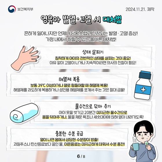 영유아 발열·고열 슬기로운 대처법