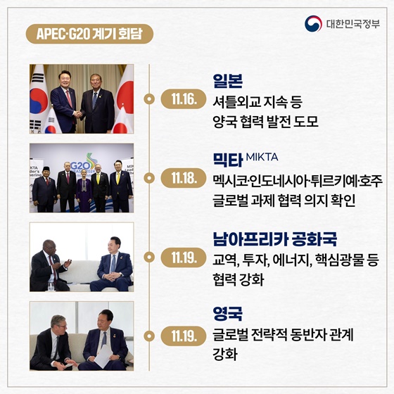 글로벌 중추국가 위상 강화 외교 지평, 실질 협력 중남미로 확대