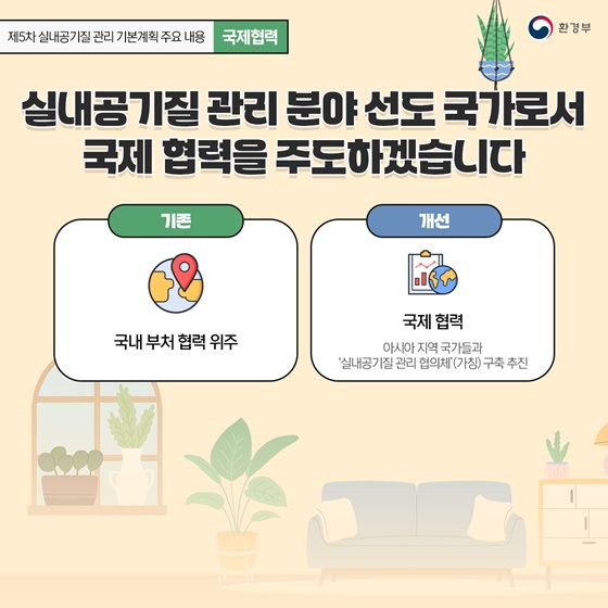 제5차 실내공기질 관리 기본계획 수립