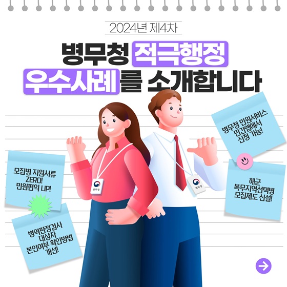 제4차 병무청 적극행정 우수사례