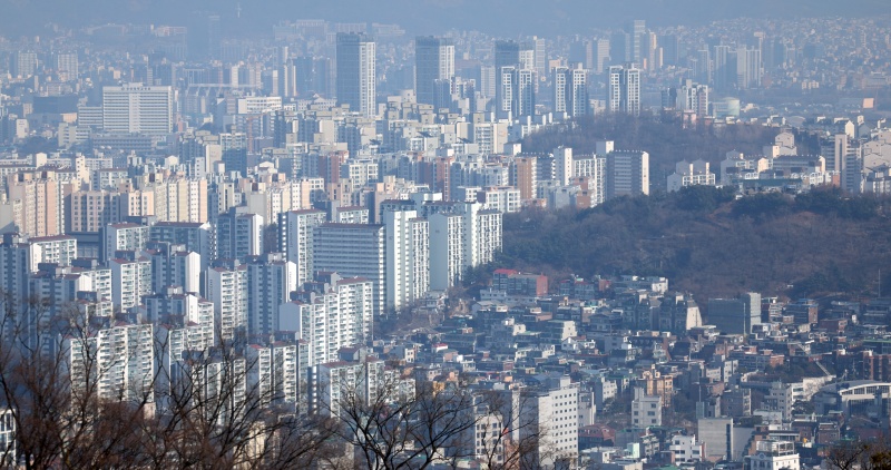 서울 남산에서 바라본 시가지 모습.(ⓒ뉴스1, 무단 전재-재배포 금지)