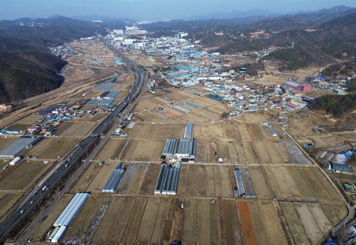 경기도 용인시 처인구 이동읍의 용인 첨단시스템반도체 국가산단 부지의 모습.(ⓒ뉴스1, 무단 전재-재배포 금지)