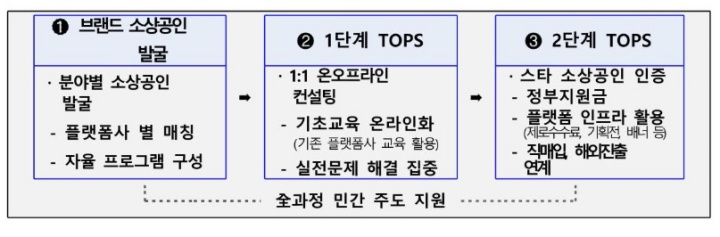 민간 주도의 TOPS 프로그램.(제공=중소벤처기업부)