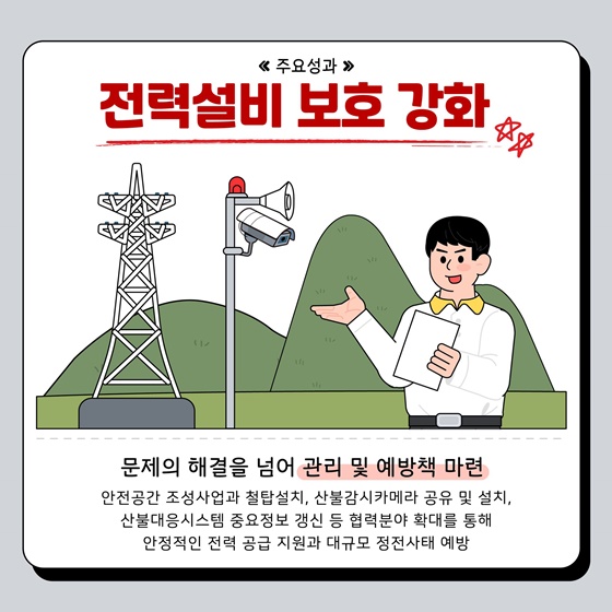 동해안 전력선 주변 산불위험목 제거