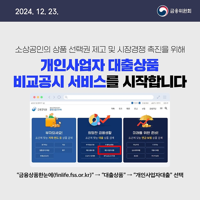 12월 4주 금융정책 살펴보기