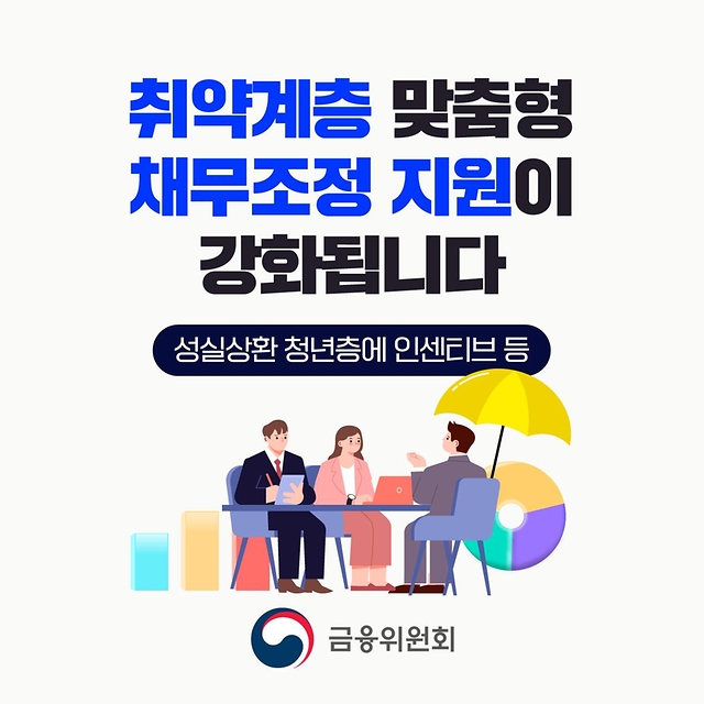 취약계층 맞춤형 채무조정 지원이 강화됩니다