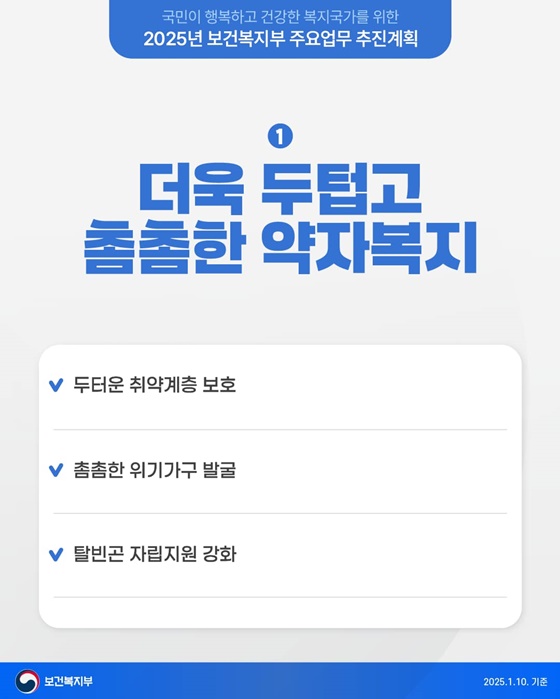 더욱 두텁고 촘촘한 약자복지