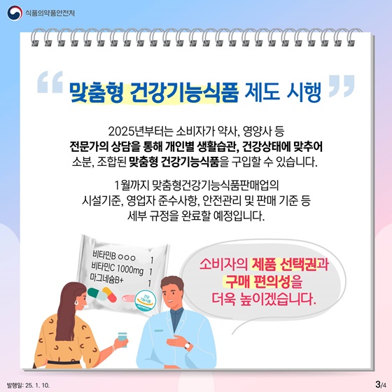 2025년 달라지는 식품안전 제도