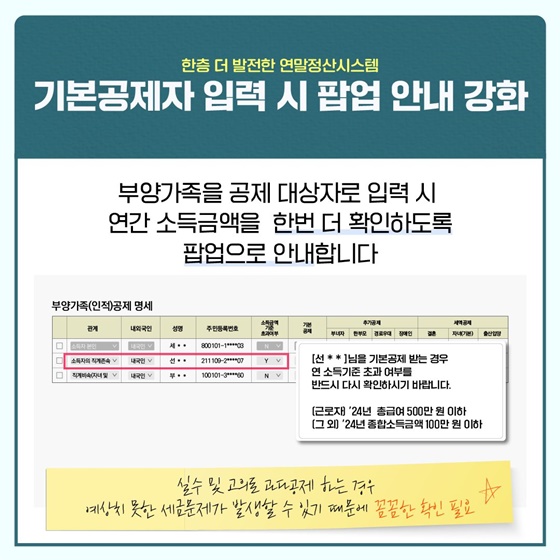 빅데이터 분석으로 한층 더 발전한 연말정산 시스템