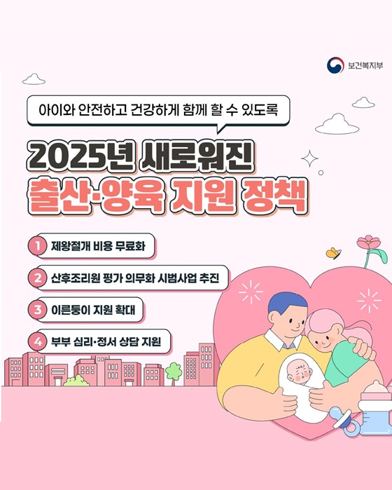 2025년 새로워진 출산·양육 지원정책, 한눈에 알아보기 2편