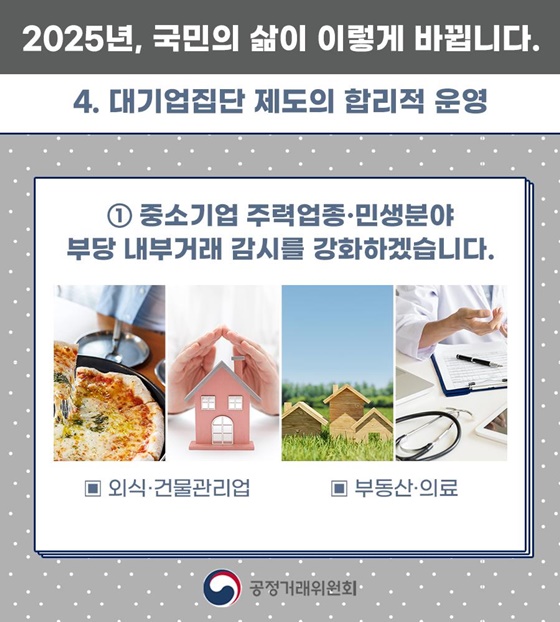 2025 공정거래위원회 업무계획 ④