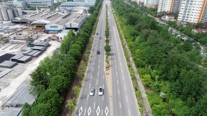 광주 광산구 미세먼지차단숲.(ⓒ뉴스1, 무단 전재-재배포 금지)