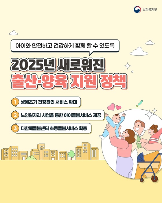 2025 새로워진 출산·양육 지원정책 한눈에 ③