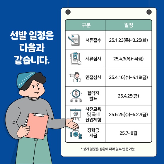 2025년 한미 첨단분야 청년교류 지원사업 3기 장학생 모집