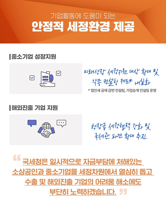 2025년 국세행정 운영방안 핵심 추진과제 ②