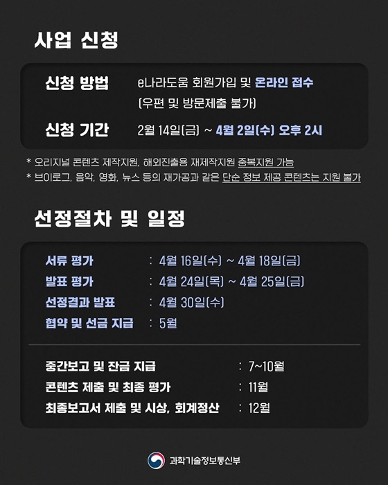 영상 크리에이터를 위한 콘텐츠 제작지원