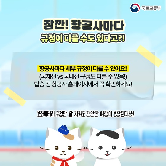 보조배터리 들고 탑승하다 공항 직원과 눈이 마주쳤을 때!