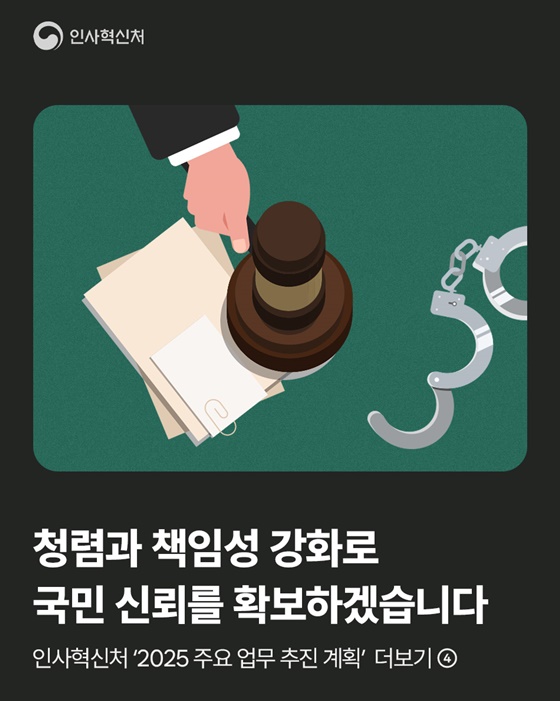 인사혁신처 2025 주요 업무 추진 계획 ④